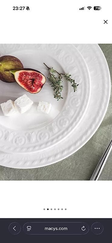perforator bosch: Nahar dəsti, rəng - Ağ, Villeroy & Boch, 6 nəfərlik, Almaniya — 3