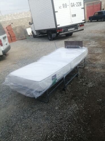 купить раскладушку в баку: Новый, Раскладушка с матрасом — 2