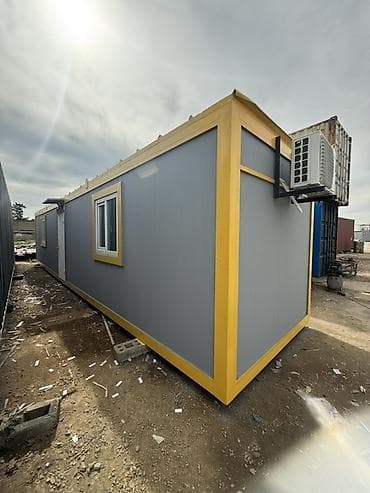 Modul konteyner ev/ofis - Ölçü: təxminən 12 m uzunluq, 3 m en