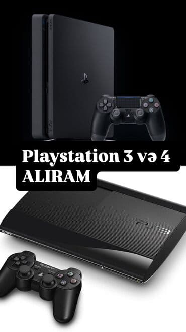 playstation 4 2. el fiyatları: Playstation 3 Playstation 4 alıram! Kimdə qeyd etdiyimiz modellər — 1