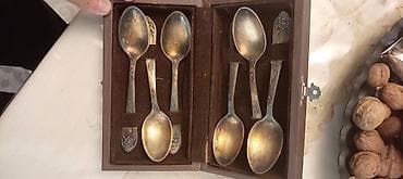 qaşıq dəst: Kolleksiya üçün dekorativ qaşıq dəsti - Tərkib: 12 ədəd kiçik — 1