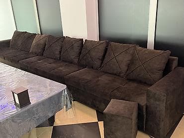 Мебель для дома: Диван, Нераскладной, Без подьемного механизма, Велюровая ткань, Нет доставки — 3