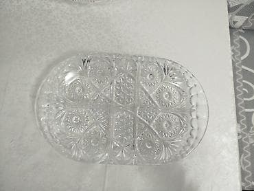 madonna servisler: Klassik kəsimli şüşə/kristal masaüstü qablar dəsti Təsvir: - Kəsimli — 3