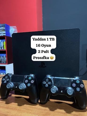 iphone 15 satilir: Ps 4 Slım İdeal Vezyetde Blomu ustunde Prosıfkalı Model ustunde 2 eded — 1