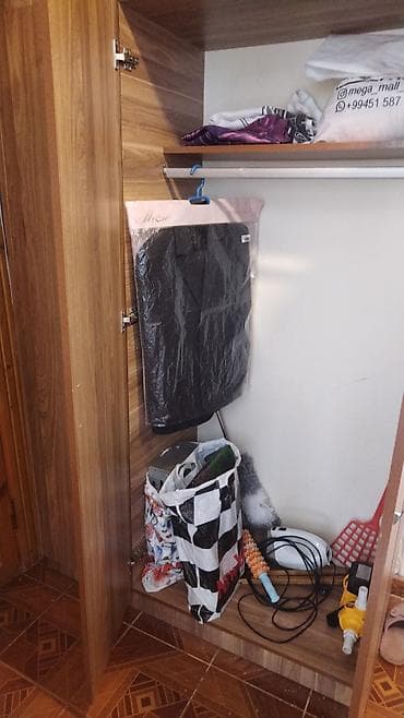 palma agaci: 3 qapılı, Qəhvəyi, Taxta, Açılan, Düz dolab — 3