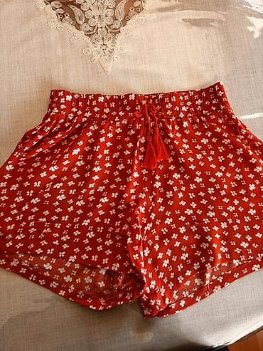 Шорты: Defacto Kids Collection qız uşaq şortu - Rəng: kərpic-qırmızı - — 1