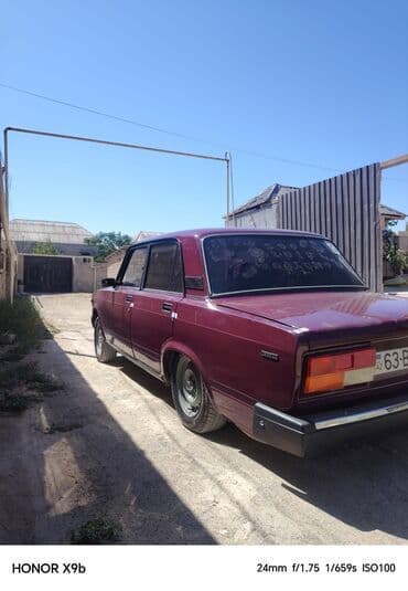 opel astra 2007: VAZ 2107 sedan Xarici: - Tünd albalı rəngli kuzov - Xrom ön barmaqlıq — 5