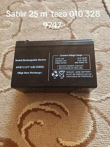 Legion Power VRLA batareya – 12V 7Ah - Model: 6FM7 (12V7AH/20HR)