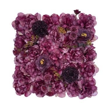 lalələr lalə gülü şəkilləri: Dekorativ süni gül paneli – kvadrat modul - Dizayn: sıx çiçək — 14