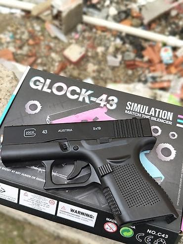 uşaqlar ucun oyuncaqlar: GLOCK-43 simulyasiya tapançası (oyuncaq/model) - Model: GLOCK-43 — 2
