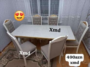 мебель для салона: Masa ve oturacaqlar — 1