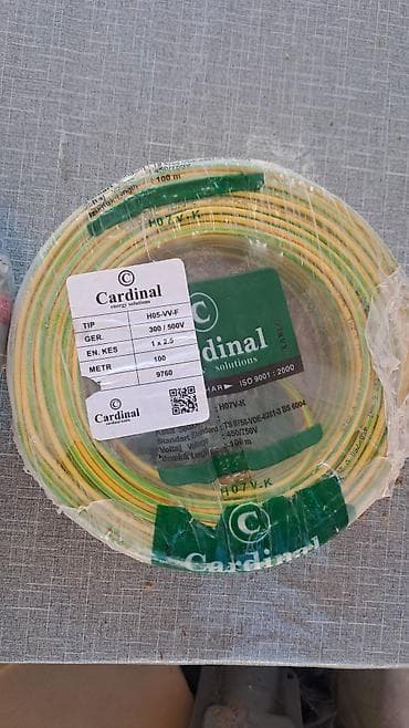elektro lampa: Məhsul: Elektrik kabel dəstləri – PROTODUR Prysmian H07V-K və Cardinal — 3