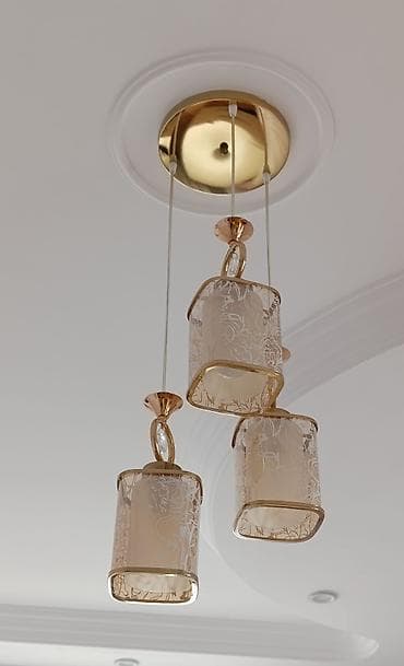 listur: Çılçıraq, 3 lampa, Şüşə — 2