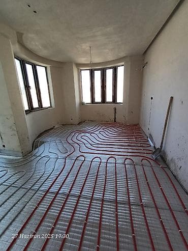 Сантехнические работы: Xidmət: Su əsaslı isti döşəmə sistemlərinin quraşdırılması Təsvir: - — 2