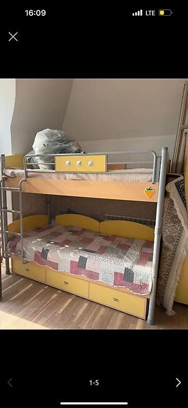 krafat: Oğlan və qız üçün, 2 təknəfərlik çarpayı — 2