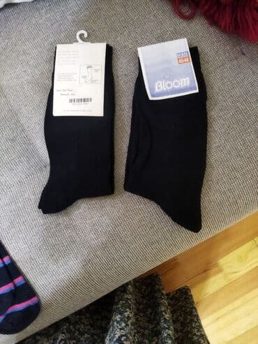 kişilər üçün yun corablar: Corab, One size, rəng - Qara — 1