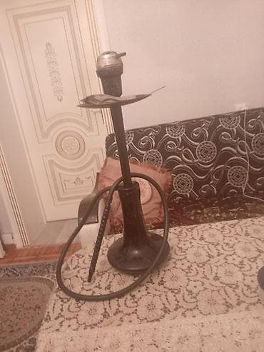 ev desti: Nargilə komplekti – qara rəng Xüsusiyyətlər: - Klassik şüşə kolba və — 2