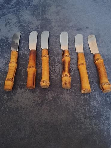 Кухонные принадлежности: Bambuk dəstəkli yağ/butər bıçaqları – 6 ədəd dəst - Material — 1