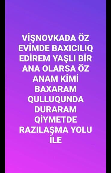 Установка спутниковых антенн: Vi̧şnovkada (Albalıda) öz evimdə baxıcı xidməti. - Uşağa baxım — 3