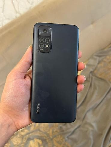 popsocket qiymeti: Redmi Note 11, 128 GB, rəng - Qara, Sensor, İki sim kartlı — 1