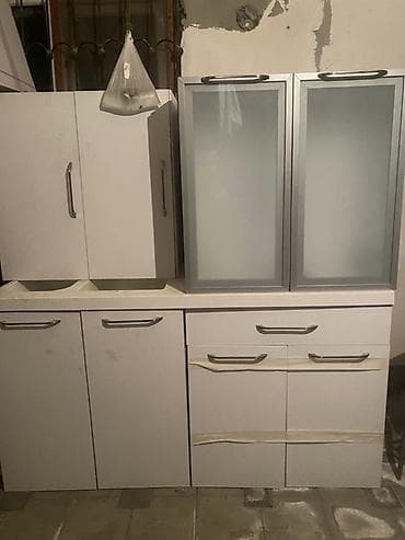 Mətbəx mebel dəsti – ikili lavabo, alt və üst dolablarla - Komplekt — 2