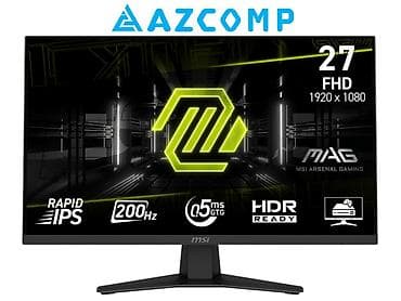 asus netbuk: MSİ 274F 200Hz 27" manitor Salam ✅️Məhsula 12 ay qarantiya verilir — 1