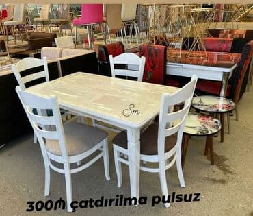 metbex ustolu: *Bir gün ərzində çatdırılma olunan* ✔️Kuxna üçün stol stul dəsti✨✨ — 7