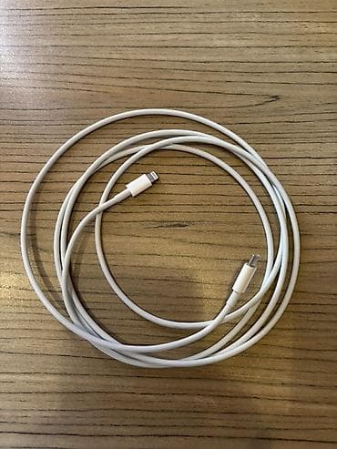 iphone 13 dubay: Apple Lightning – USB-C şarj kabeli Ağ rəngli Apple tipli — 3