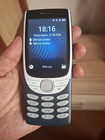 Mobil telefon və aksesuarlar: Nokia < 2 GB Memory Capacity, rəng - Boz, Düyməli — 1