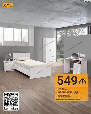 LA MINI – Yataq Dəsti Kod: 1929 Qiymət: 750 ₼ Tərkibi və ölçülər: - — 2