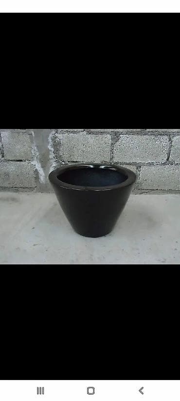 otaq bitkiləri: Müasir dizaynlı dekorativ qablarda peyzaj üçün qablar - Material — 6