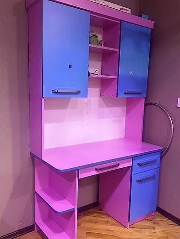 Uşaq otağı üçün mebel dəsti - İkimərtəbəli çarpayı: Təbii ağac — 3