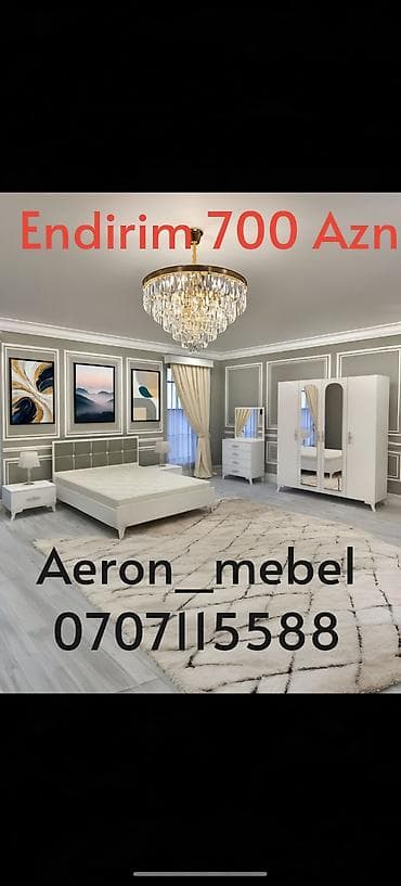 damla mebel qiymetleri: İkinəfərlik çarpayı, Dolab, Yeni — 3