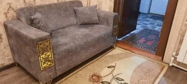 диван и 2 кресла: Б/у, Угловой диван, Диван, Без подьемного механизма, Нераскладной — 2