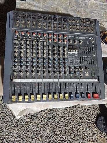 dynacord pm 1000 1: Dynacord PowerMate 1000 – gücləndiricili mikser - Model: Dynacord — 1
