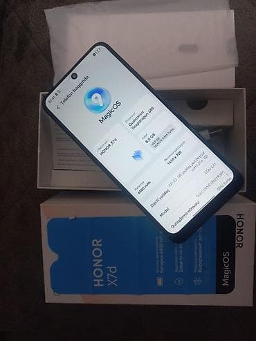 nintendo switch 2. el: Honor X7d, 256 GB, rəng - Qara, İki sim kartlı — 2