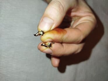 qizil sirğa: Sırğa, Sarı qızıl, 585 Əyar — 5