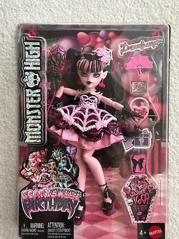 kukla bratz: Monster High – “Scary Sweet Birthday” Draculaura kukla seti Brend — 1