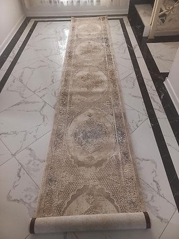 Bərkidici məhsullar: Uzun dəhliz xalçası – klassik naxışlı - Rəng palitrası: bej, krem və — 1
