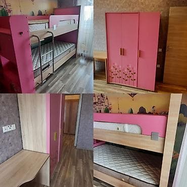 Qız üçün, İşlənmiş, İkinəfərlik çarpayı, Dolab