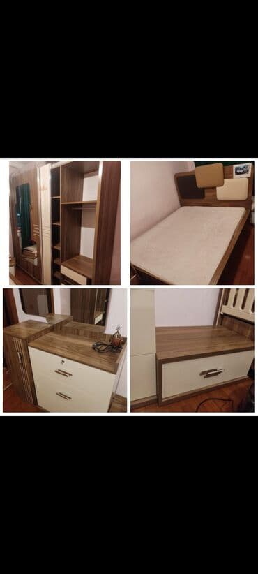 İkinəfərlik çarpayı, Dolab, Komod, Termo, İşlənmiş