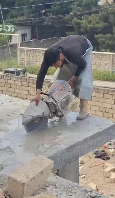 demir qap: Beton kəsmə xidməti - Monolit beton döşəmə, tavan və divarlarda — 2