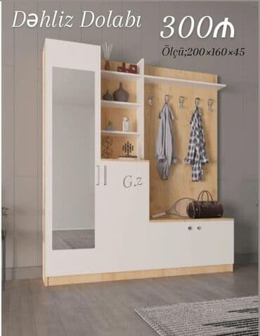 qapi ici: Распашной, 1 дверь Прямой шкаф, Шкаф в прихожей — 1