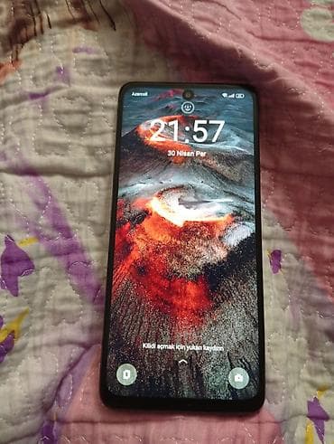 telfon zengleri: Oppo A5, 128 GB, rəng - Qırmızı, Barmaq izi — 1