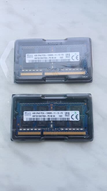 komputer kalonkasi: Operativ yaddaş (RAM) Hynix, 4 GB, 1600 Mhz, DDR3, Noutbuk üçün — 2