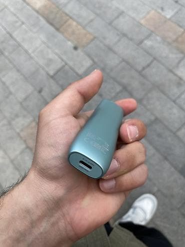 vozol star 40000: IQOS tütün qızdırma cihazı – mavi/yaşılımtıl rəng Materialı mat metal — 1