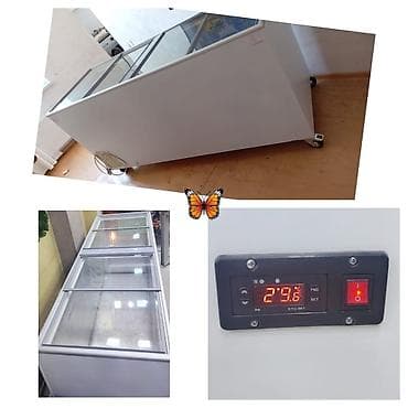 Dərin dondurucular: Dondurucu vitrin - Şüşə sürgülü qapaqlar: məhsulların asan görünməsi — 1