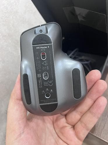 iphone s6 plus: Logitech MX Master 3, qrafit — simsiz siçan, tam dəst **Qısa təsvir** — 6