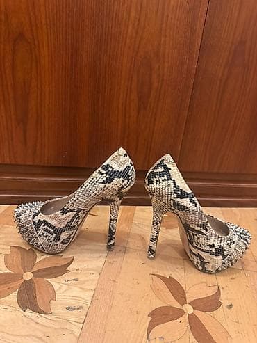 Şəxsi əşyalar: Steve Madden qadın tuflisi - Model: Platformalı yüksək daban stiletto — 5