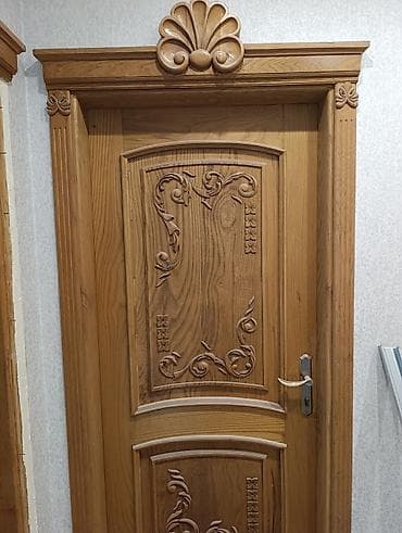 şuşə satışı: Şabalid agacinnan 4 eded otaq qapisi 90/205.1 şüşeli 3 sade. Cercive — 6